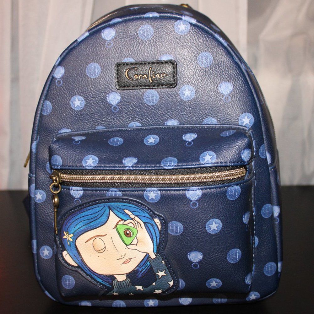Loungefly Coraline Icons mini backpack (NWOT)